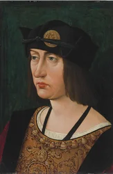 Portret van Lodewijk XII, koning van Frankrijk 1498-1515