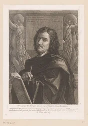 Portret van Nicolas Poussin