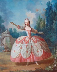 Portret van Barbara Campanini, bekend als La Barbarina
