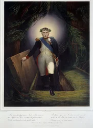 Portret van Napoleon I van zijn graf