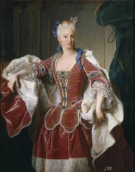 Portret van Elisabeth Farnese, koningin-gemalin van Spanje, 1723