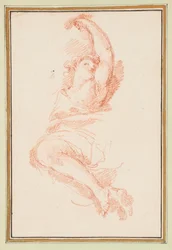 Stijgende vrouwelijke figuur