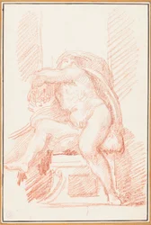 Ignudo van het plafond van de Sixtijnse Kapel