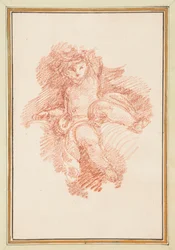Zittende Putto