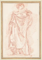Staande Mannelijke Figuur in Chiton