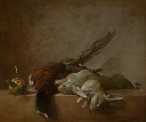Stilleven met Wild, waarschijnlijk 1750s