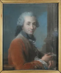 Portret van de architect Jacques Gondouin de Folleville 1737-1818, ca. 1780