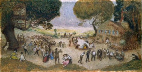 Schets voor Hôtel de Ville de Paris: Fête champêtre, circa 1906
