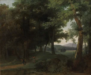 Een bos met Apollo en Daphne, 1810