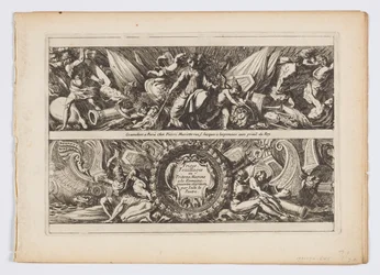 Titelpagina van "Frises, feuillages ou tritons marins, à la romaine"