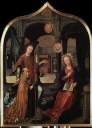 De annunciatie (detail)