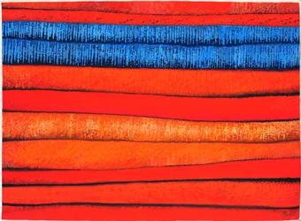 Marokkaanse stoffen 3, 2013 (gouache op papier)