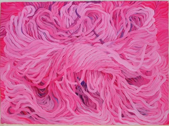 Wolroze, 2013 (gouache op papier)