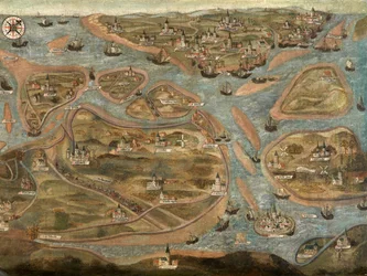 Kaart van het Zwin-gebied
