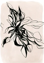 Abstracte botanische bloei