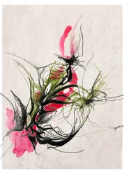Levendige abstracte plantenmotieven