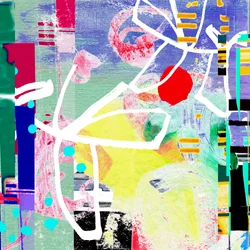Levendige abstracte vormen