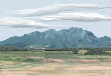 Vredige bergweiden