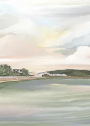 Een rustige ochtend aan het water