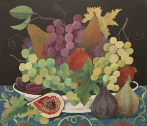 Fruit in een schaal (acryl)