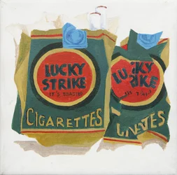 Groene Lucky Strike pakjes (acryl)