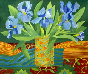 Iris, 2014 (acryl op doek)