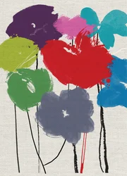 Gedrukte Bloemen