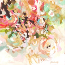 Bloemenabstract