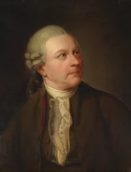 Portret van de dichter Friedrich Gottlieb Klopstock