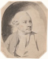 Portret van de dichter F.G. Klopstock (1724-1803)