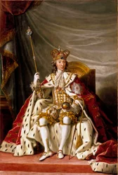 Portret van Koning Christiaan VII van Denemarken, 1789