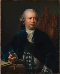 De beeldhouwer Jacques-François-Joseph Saly