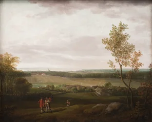 Uitzicht op het platteland bij Jægerspris