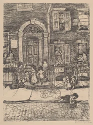 Straatscène (New York)