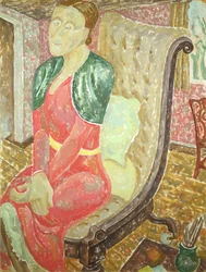 Portret van Katherina Dawson Giles (1878-1955), c.1930