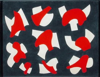 Gescheiden vormen - Rood, c.1937