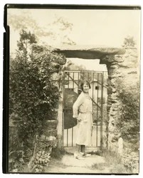 Mevrouw Ernest Thompson Seton uit Greenwich, Connecticut, nationaal presidente van de League of American Pen Women, die op 18 juni met een veldexpeditie uitvaart om de bovenloop van de Amazone te verkennen