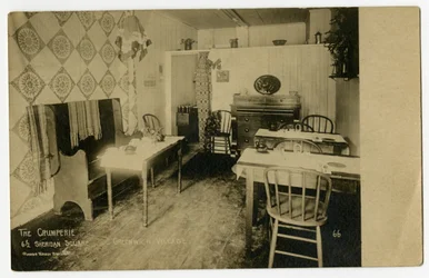 The Crumperie, 6 1/2 Sheridan Square, Greenwich Village, New York, VS, ca. 1917-19