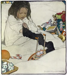 Het Openen van de Kerstsok