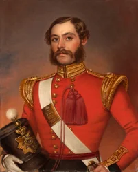 Luitenant William Munro, 39e (Dorsetshire) Regiment of Foot, c.1844