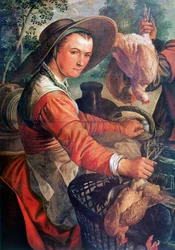 Op de markt (detail)