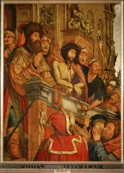 Christus voorgesteld aan het volk (schilderij op hout)