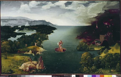 Landschap met Charon die de Styx oversteekt