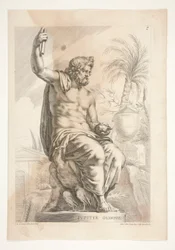 Jupiter Olympius, uit Sculpturae Veteris Admirata