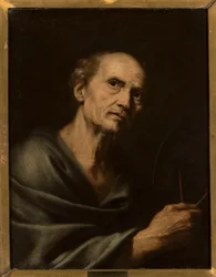 Portret van een man met passer