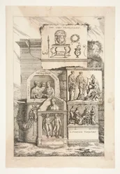 Romeinse reliëfs met inscripties