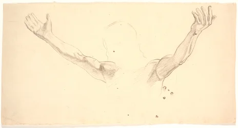 Detailstudie van Christus