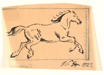 Galopperend paard