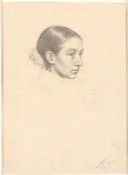 Portret van Suzette Kathrine Skovgaard (getrouwd Holten)