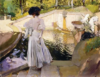 Maria kijkt naar de Vissen, Granja, 1907
